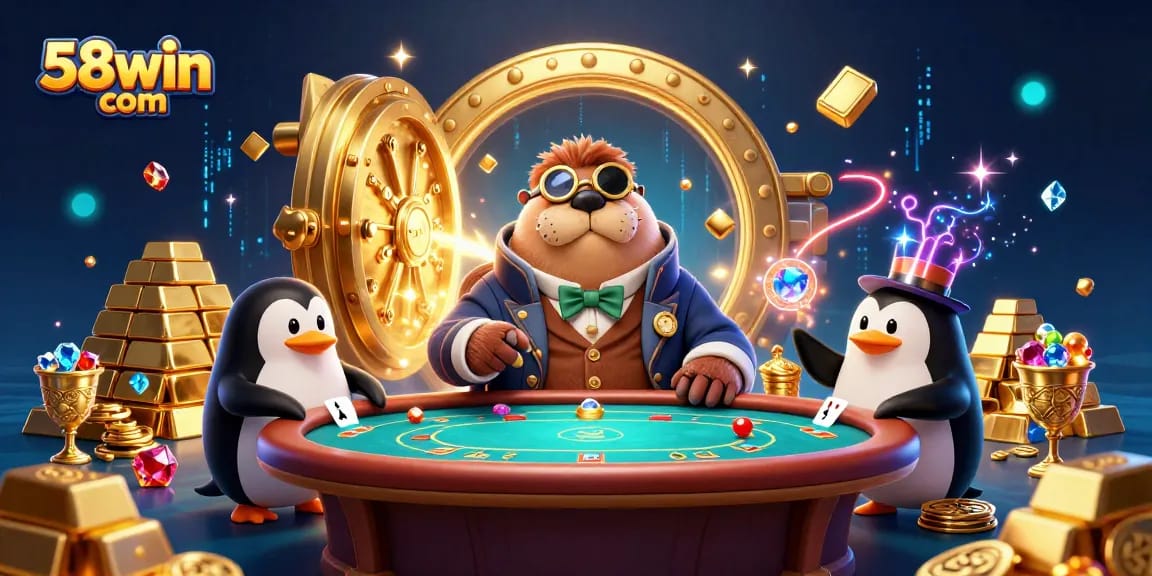 Experience thrilling gameplay at 58win com with vibrant underwater casino action featuring unique characters.