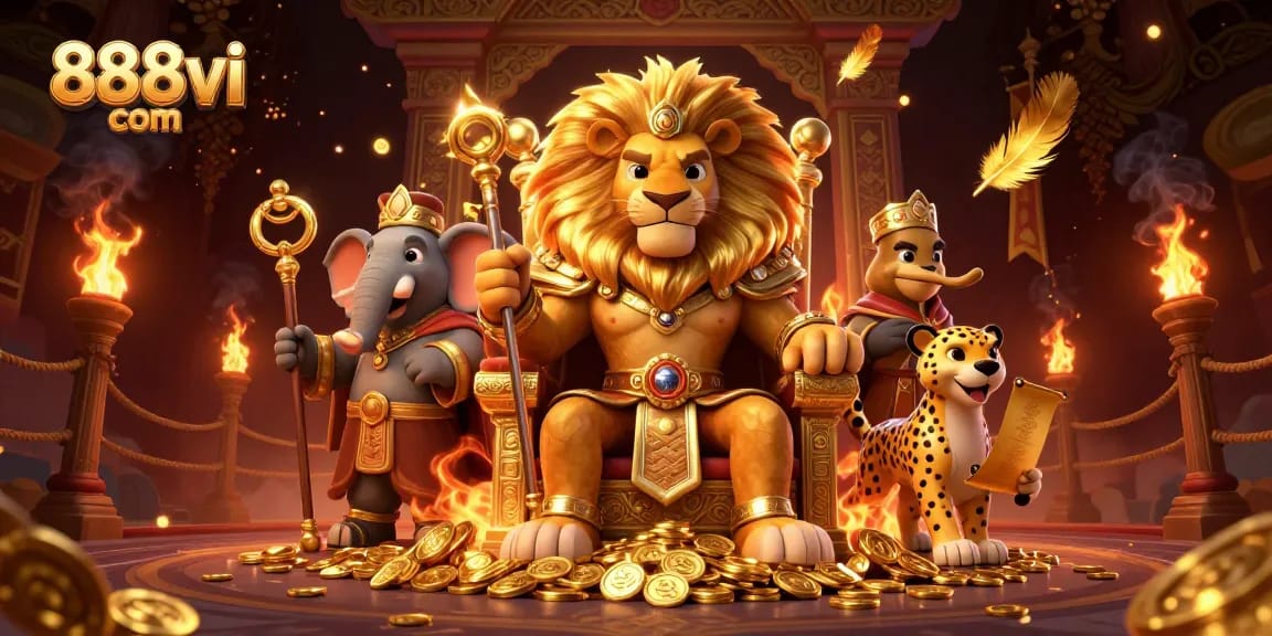 Engage in thrilling gameplay at 888vi com with lion king royalty and dynamic betting elements.