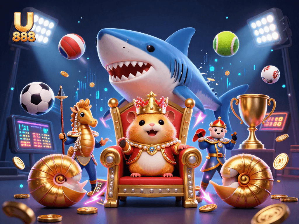 Experience the excitement of U 888 with the golden hamster king and sports adventure.