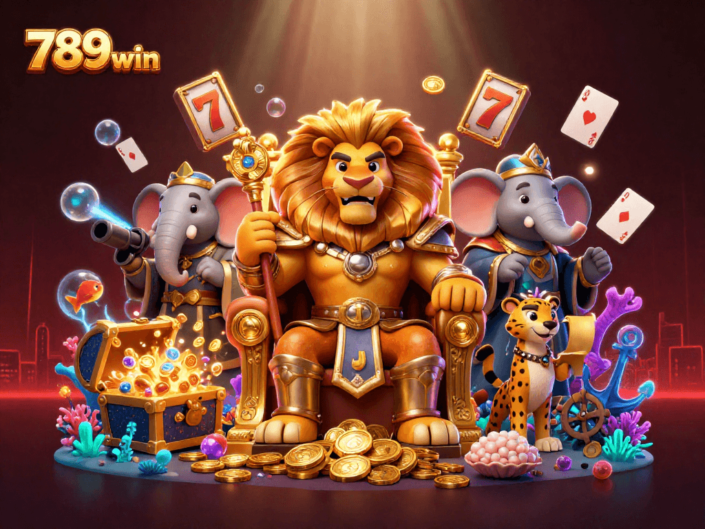 Engage with thrilling slots at 789win, where vibrant characters and gold symbols bring gaming excitement.