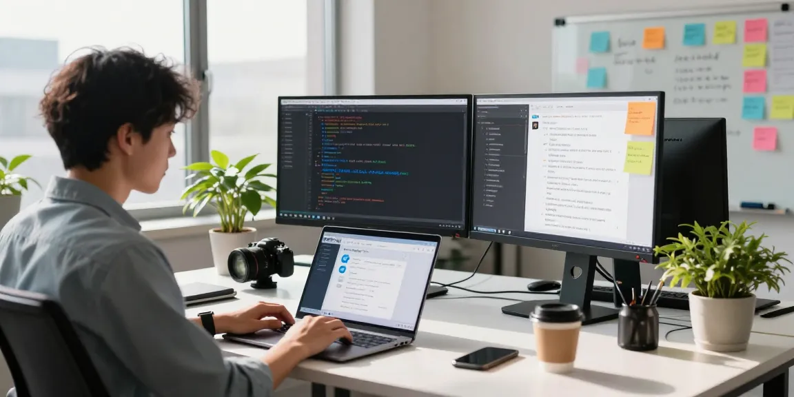 Navigating Telegram中文 interface settings in a modern tech workspace, showcasing productivity and innovation.