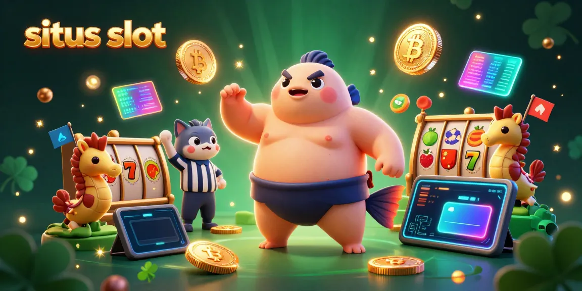 Play exciting slots at situs slot with vibrant characters in an underwater casino setting.