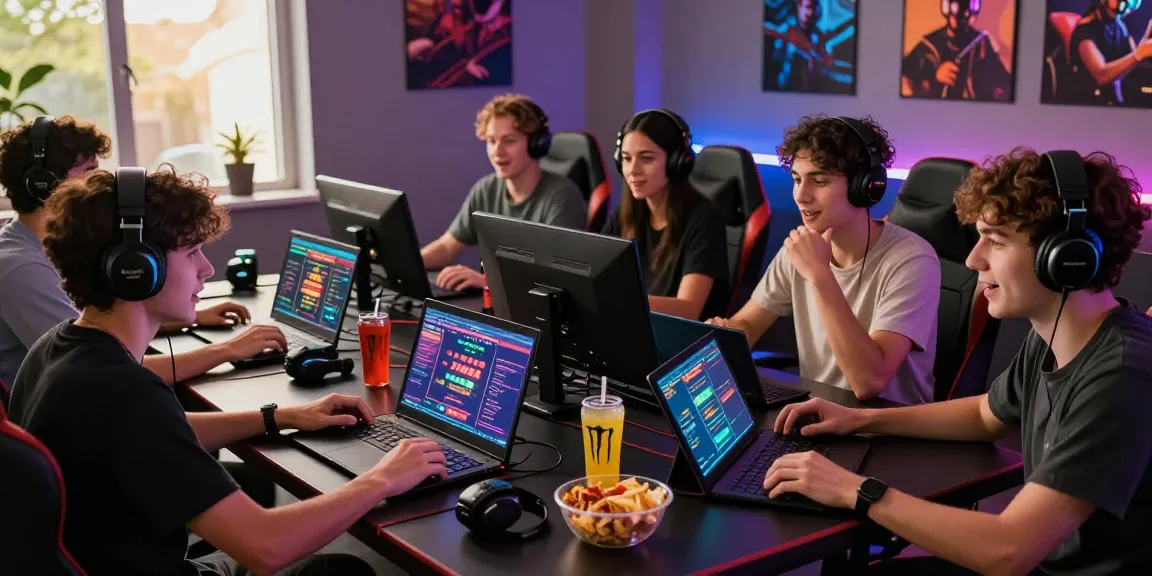 Engaged players enjoying XX88 online gaming experience with vibrant screens and accessories.